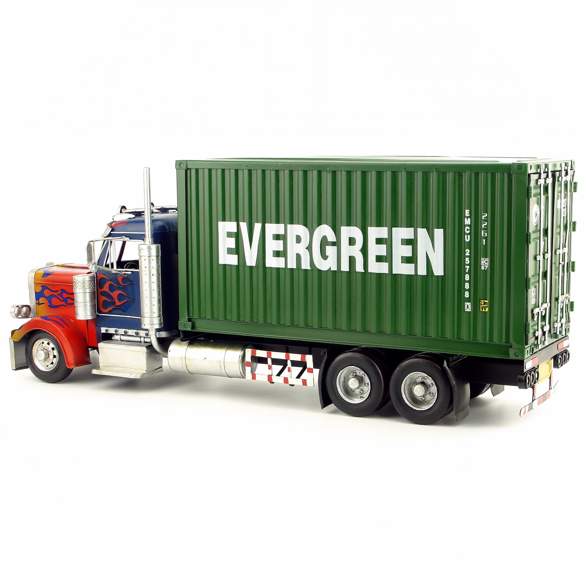 

CX Retro Iron Art Car Model Truck Container Container Truck Paper Extraction Box Tissue Box Home Decoration