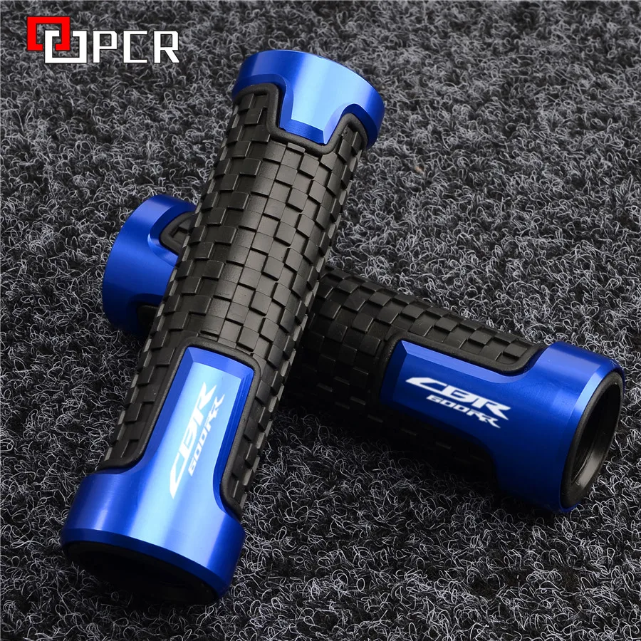 Мотоцикл CNC алюминий + резиновая ручка ручки руль мотоцикла для Honda CBR600RR CBR 600RR 600 RR