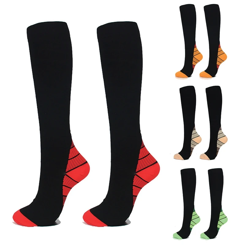 Мужские и женские мужские Компрессионные носки подходят для спорта