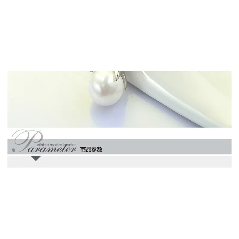 

ROLILASON Pure S925 sterling Silver Romantic Paris Set Pearl Cut Necklace pendant for Anniversary gift SP89