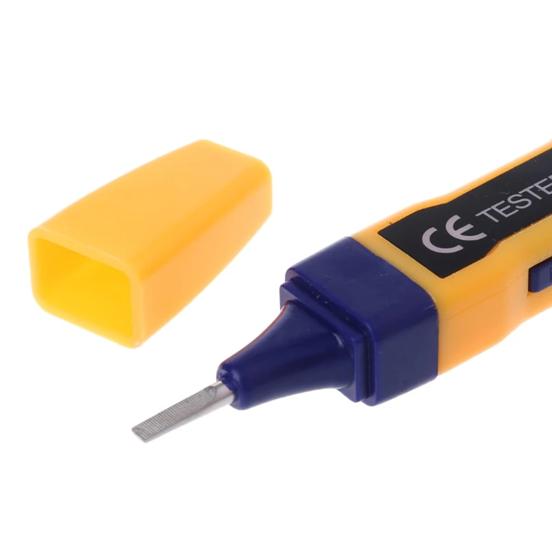 

LED Light AC Electric Voltage Tester Volt Alert Pen Detector Sensor 90~1000V, Practical, Durable and Easy To Use