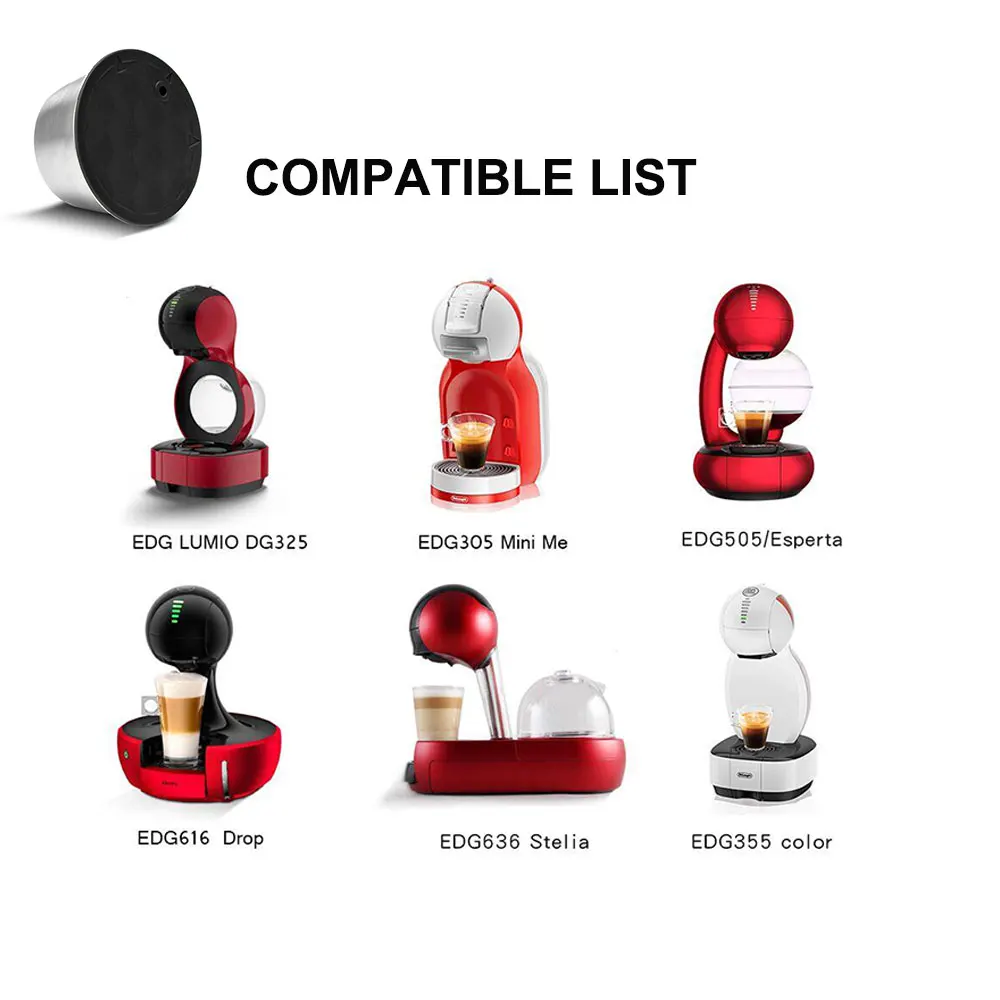 Многоразовая корзина для кофейных капсул из нержавеющей стали dolcegusto Crema фильтр