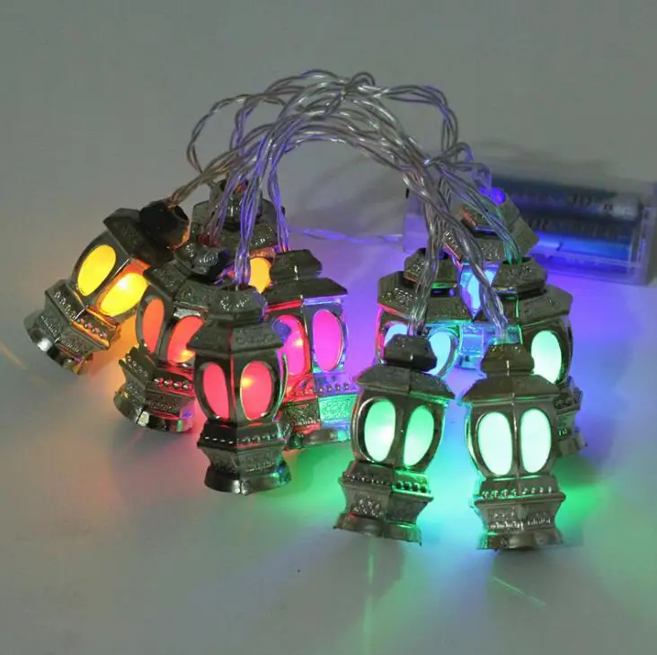 

Lantern oil lamp battery box LED decorative color lamp 1m 10led
