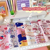 large cute table mat waterproof student mouse pad computer keyboard pad desktop organizer gaming accessories writing pad