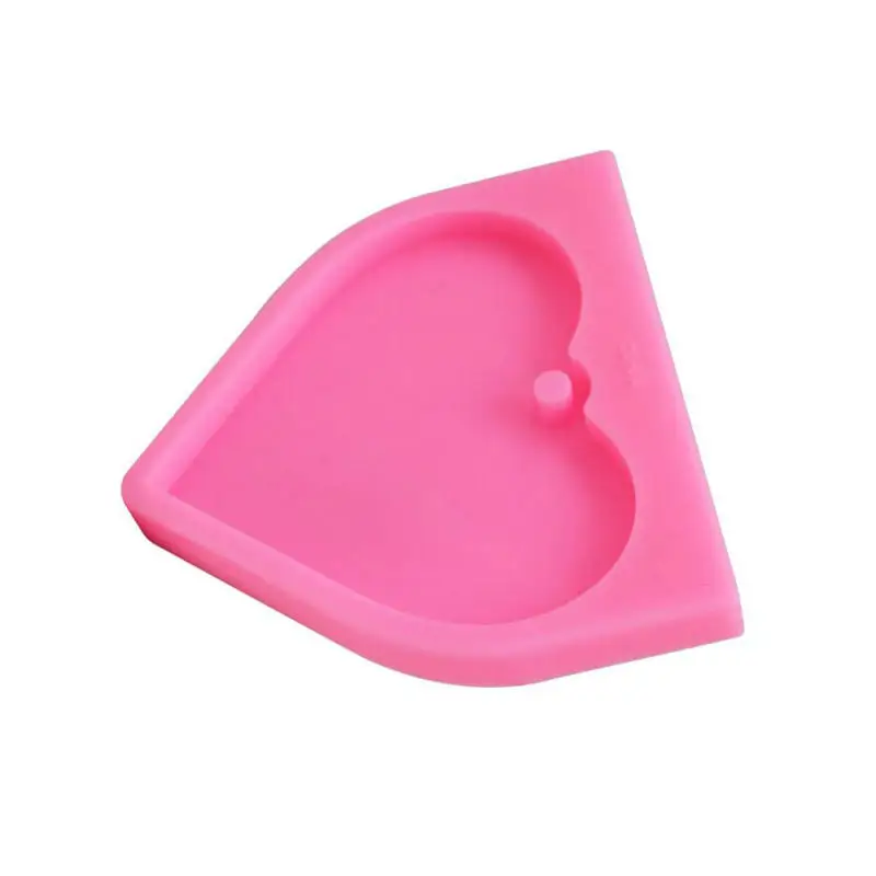 Подвески в форме сердца силиконовые формы сделай сам брелки из эпоксидной смолы