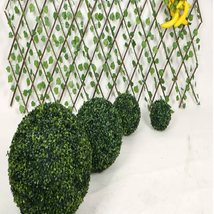 1 шт. зеленый травяной шар пластиковый растительный орнамент садовый декор для