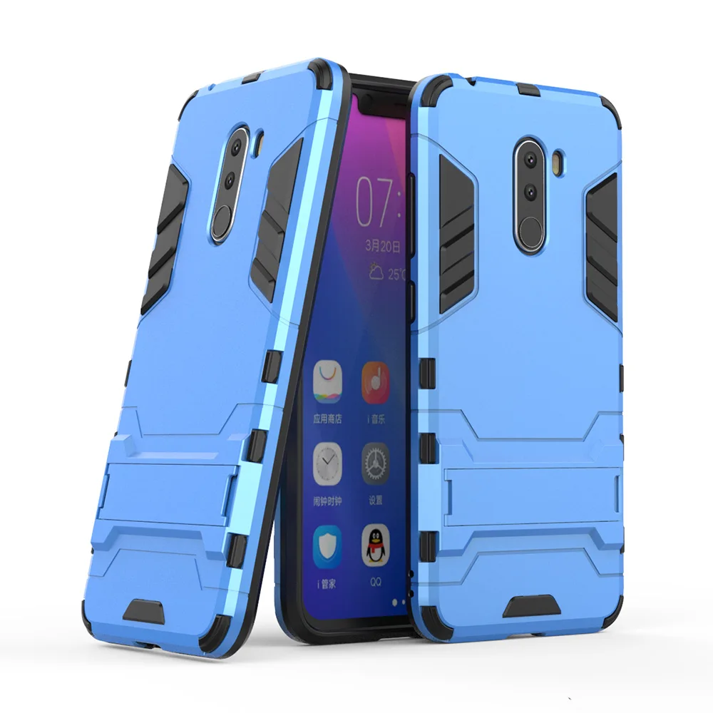 Чехол для Xiaomi pocophone F1 силиконовый матовый чехол из ТПУ задняя крышка защитный