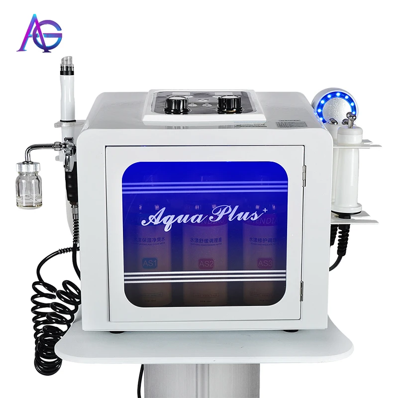 

Профессиональное 6 в 1 очищающее средство для лица Aqua plus, удаление черных точек, косметическое оборудование из Китая
