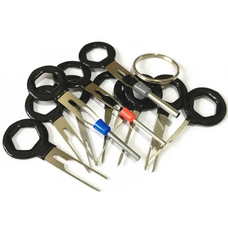 

Car Plug Terminal Removal Kit Wiring Crimp Connector Pin Extractor Puller Terminal Repair Professional Tools Accessory 26/36PCS