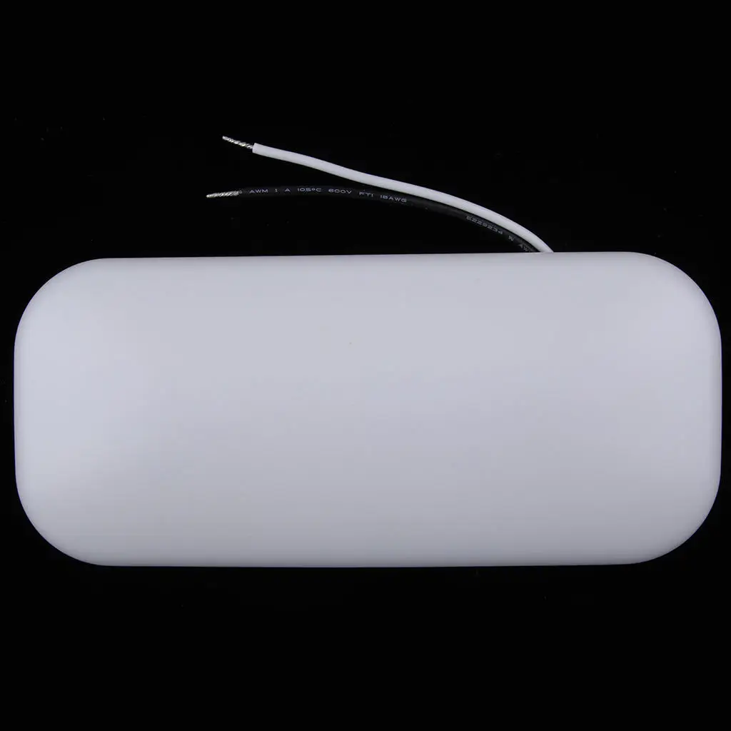 

8'' LED RV Marine Yacht Vehicle Dome Roof Ceiling Interior Light Lamp 6000K