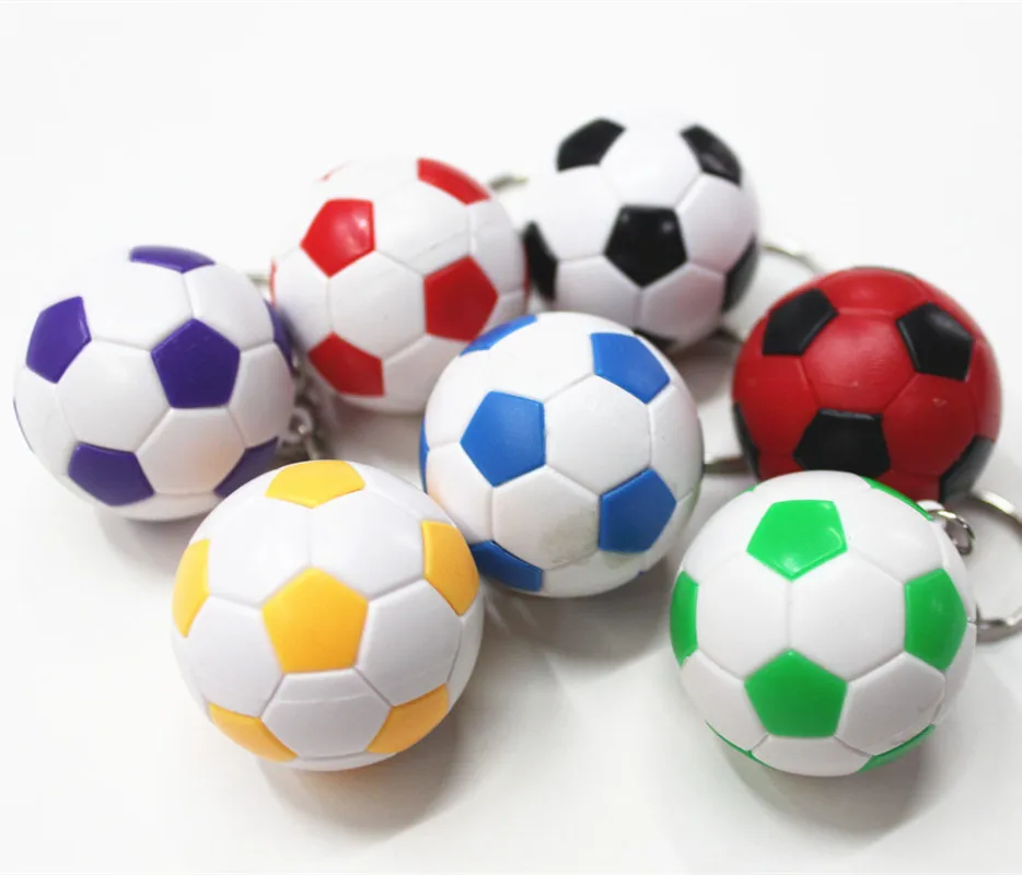 Модный брелок для ключей с мини-футболом подвесные аксессуары сумок милый
