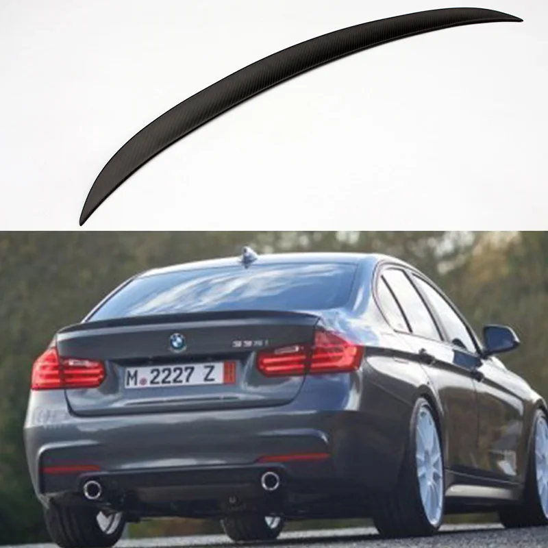 Автомобильный задний спойлер F30 F80 M3 из матового углеродного волокна для BMW 2015