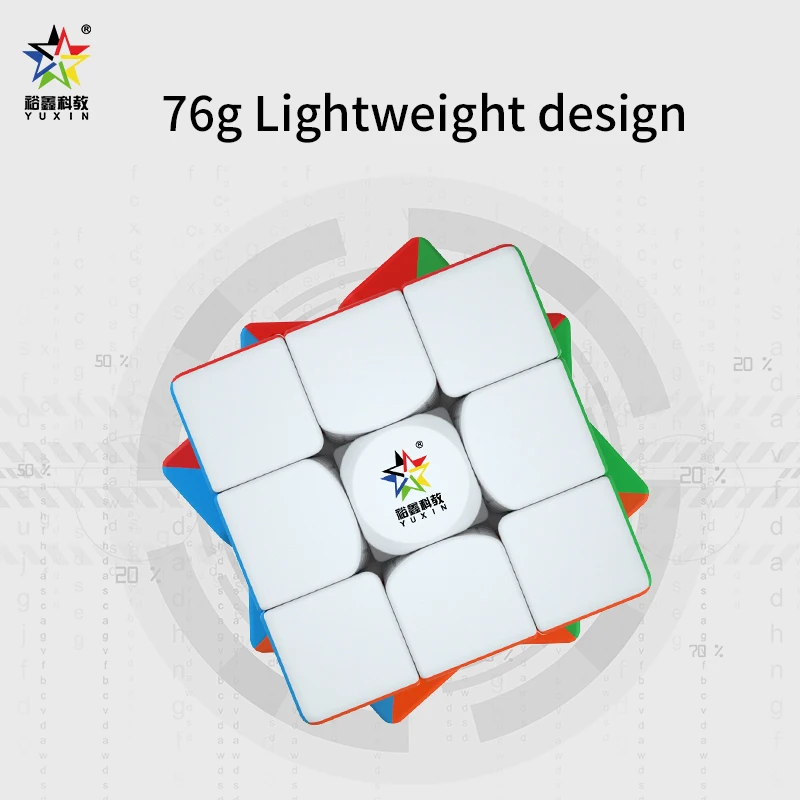YuXin-cubo m&aacute;gico magn&eacute;tico para ni&ntilde;os, juguetes educativos, rompecabezas, V2, 3x3x3-1