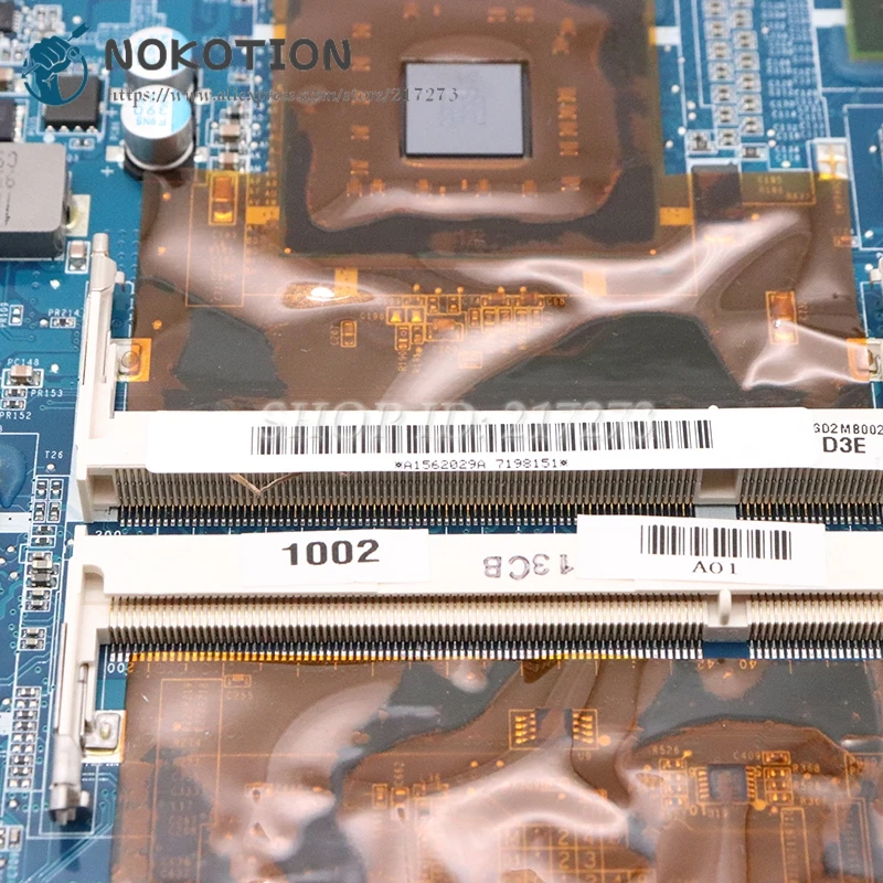 Материнская плата NOKOTION для ноутбука Sony Vaio VGN-CS11S A1562029A MBX-196 DA0GD2MB8D0 материнская PM45 DDR2