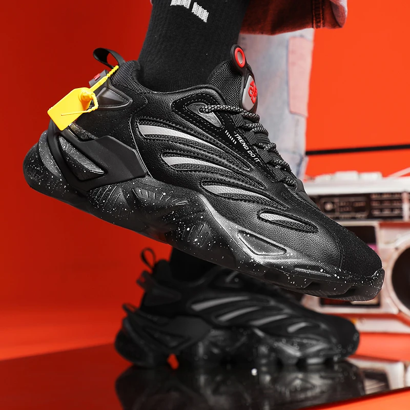 

2021 New Fashion Vulcanize Walking Style Casual Lace Up Comfortable Casual Shoes Men's Fashion Sneakers