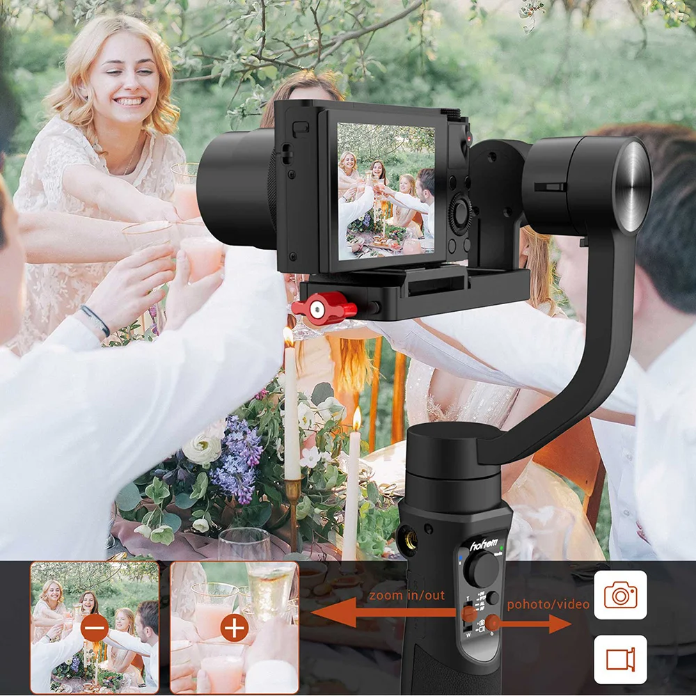 Hohem iSteady мульти 3 оси ручной карданный стабилизатор для цифровой камеры GoPro Hero 8 7 6 5 Osmo экшн Yi Cam SJCam смартфонов