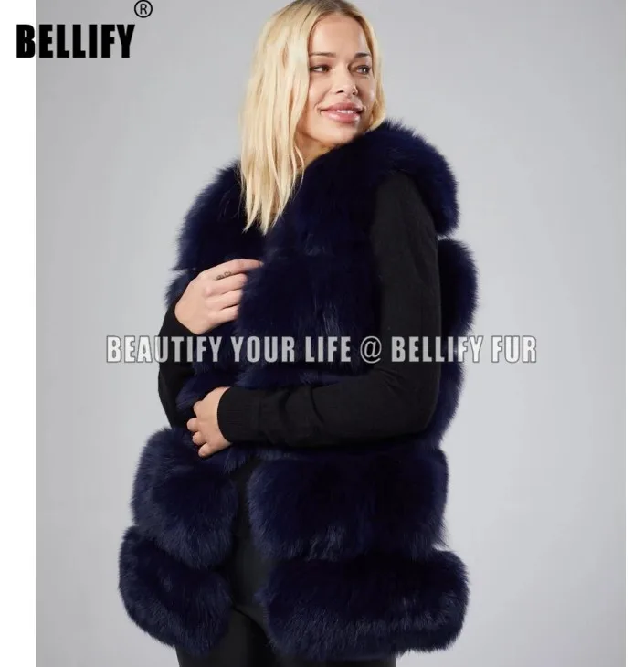 Из натурального Лисьего меховая жилетка, куртка, жилет с коротким рукавов Vestwoman зимние теплые натуральный жилет на натуральном меху Меховая куртка лисий мех пальто