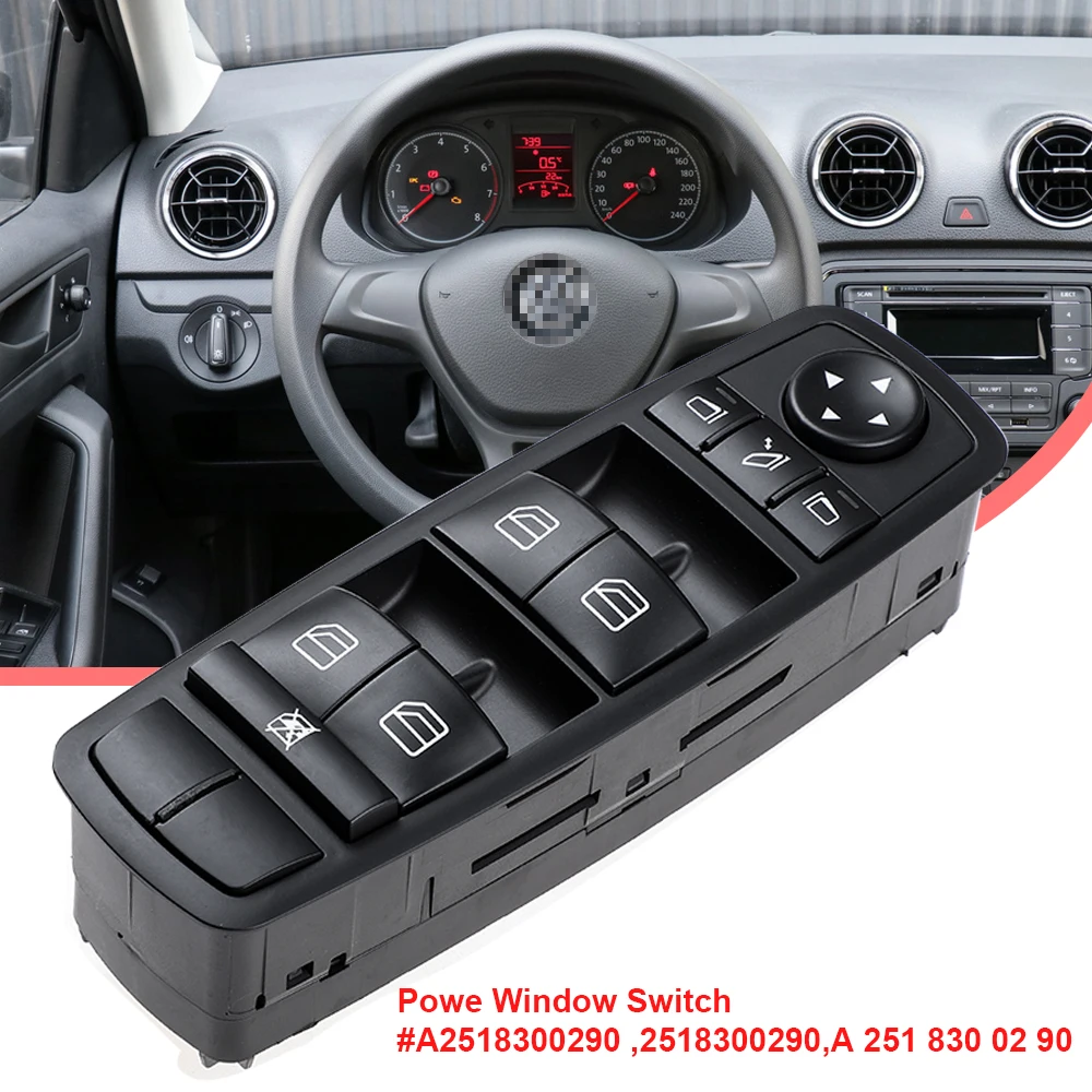 Оконный выключатель YAOPEI 2518300290 A2518300290 A 251 830 02 90 для Mercedes W164 GL320 GL350 GL450 ML320 ML350 ML450|window