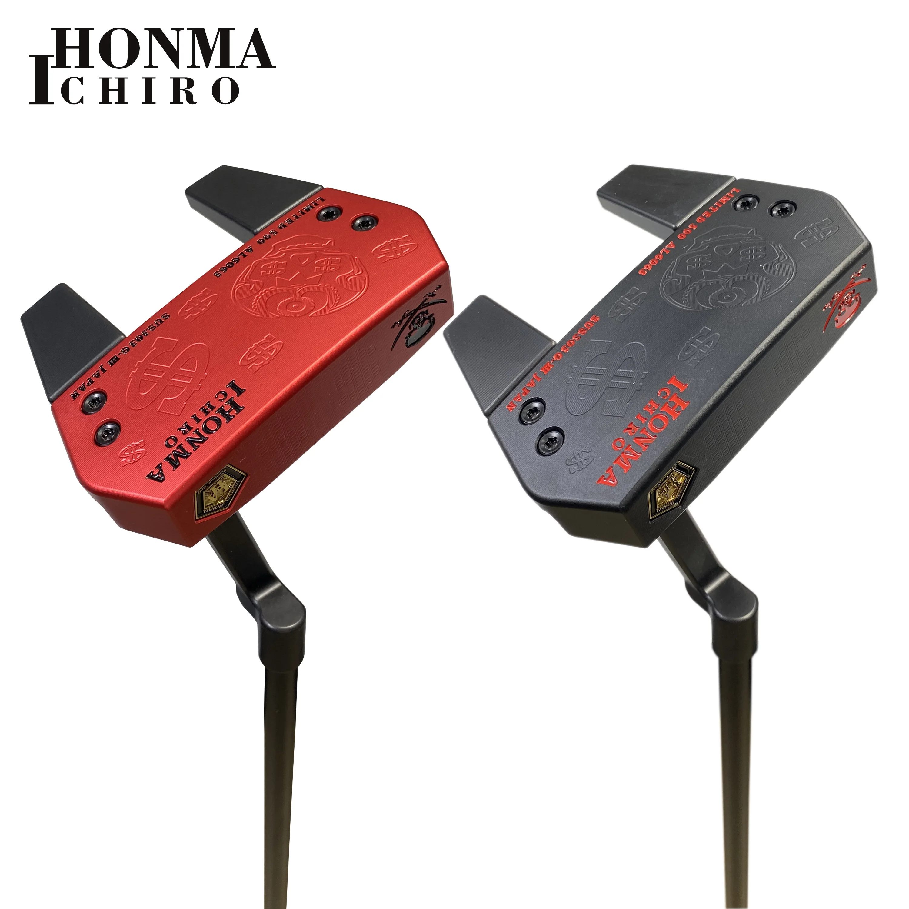 

ICHIRO HONMA Golf Clubs Limited Edition Dark night series G-III ox horn Putters 33/34/35inch with Shaft Headcover