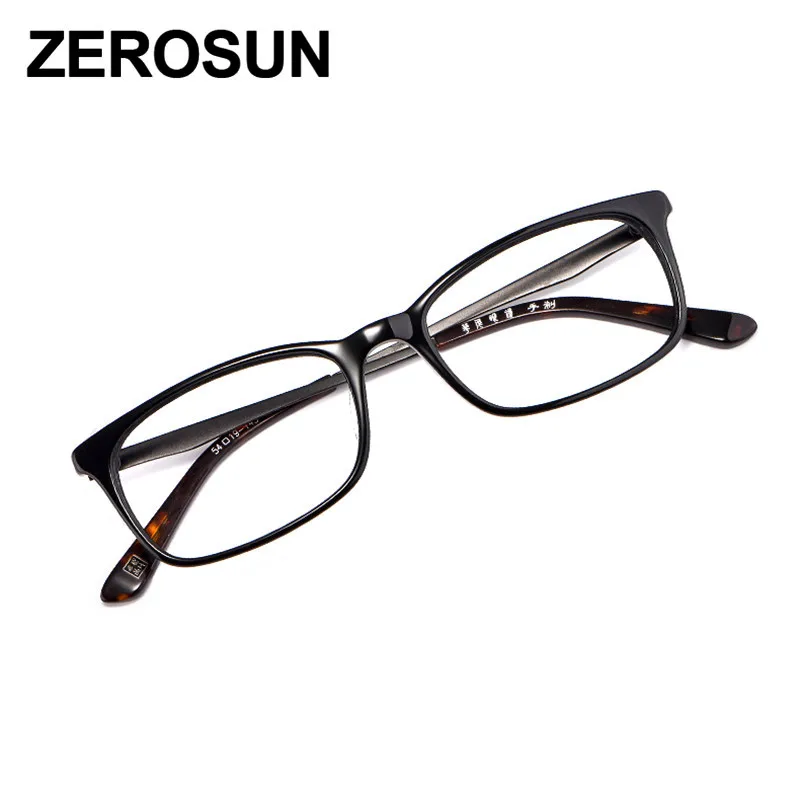 Zerosun оправа для очков мужские ацетатные очки Черепаховые синие рецепта