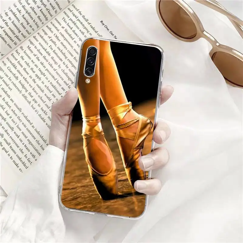 

Ballerina DanceShoes Phone Case Transparent for Samsung A71 S9 10 20 HUAWEI p30 40 honor 10i 8x xiaomi note 8 Pro 10t 11