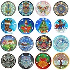 Huacan 5D алмазная живопись СВЕТОДИОДНАЯ Лампа Рождественская специальная форма алмазная Вышивка Сделай Сам Набор для рукоделия распродажа