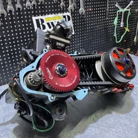 Engine 125cc DIO AF18 AF27 Full Complete Water Cooling Tuning Big Bore 54mm Crankshaft 3mm Variator 96mm Exhaust Pipe Dio50