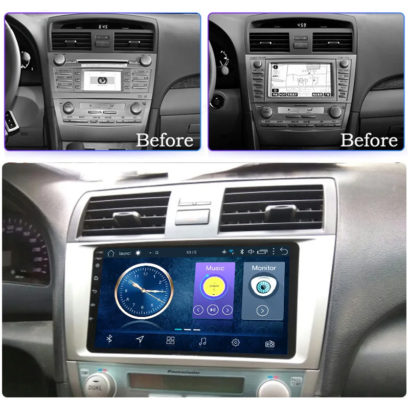 Автомобильная Мультимедийная система wanqi 9 дюймов Android 8 1 полный сенсорный экран