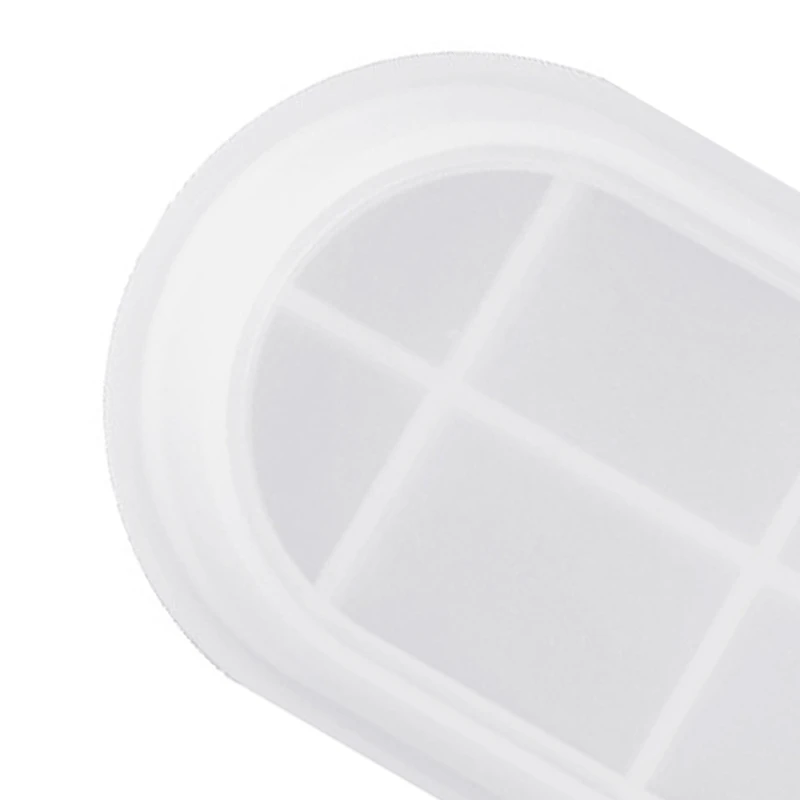 

4 Pcs Silicone Large Soap Dish Resin Mold Round Tray Molds DIY Jewelry Tray Molds