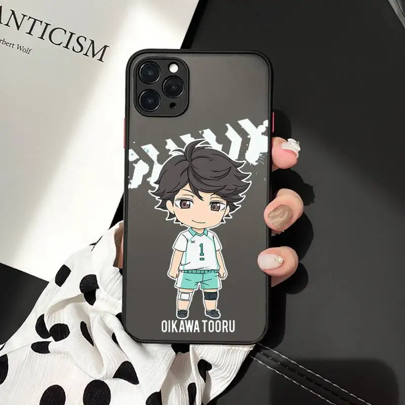 

Oikawa Tooru Haikyuu!! Phone Cases matte transparent For iphone 7 8 11 12 plus mini x xs xr pro max cover