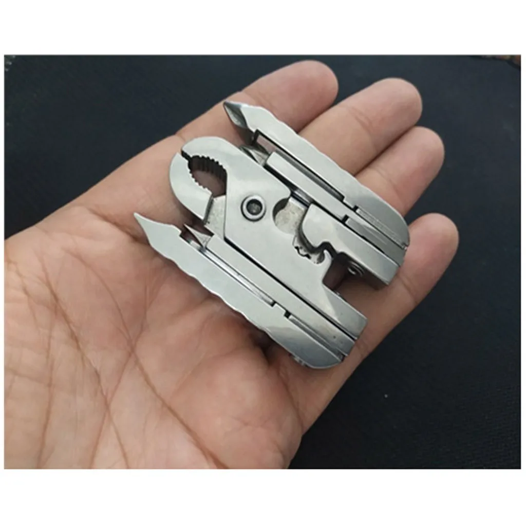 1pcs Outdoor Mini Portable Folding Multi Tool Plier Hand Pliers Multifunctional Pocket Hiking Camping Tools#p4 | Спорт и развлечения