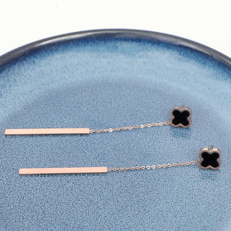 Классические DIY Металлические счастливые травы Серьги кисточки женские модные