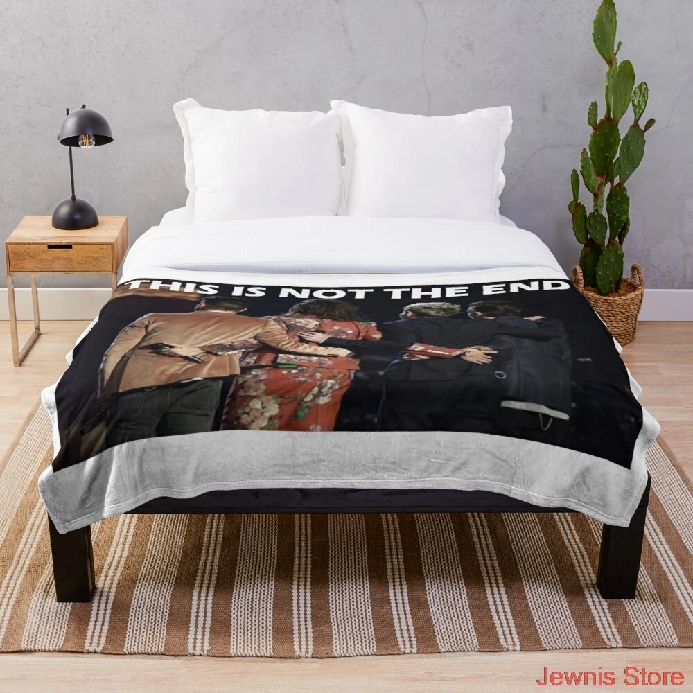 

This is not the end One Direction Throw Blanket Fleeceon Bed/Crib/Couch Adult Baby Girls Boys Kids Gift