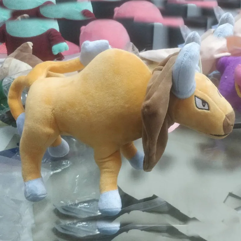 

new 28CM Tauros plush cute cool Stuffed soft positive energy good quality Halloween Christmas birthday gift for kid
