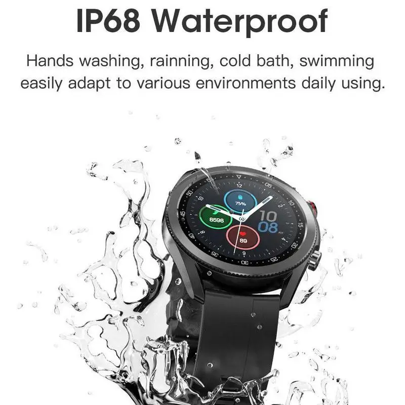 

2021 New L19 Smart Watch Men Bluetooth Call Waterproof 1.3 Women Tracker Fitness IPS240*240 Round Full Full GTS Displ S8R4