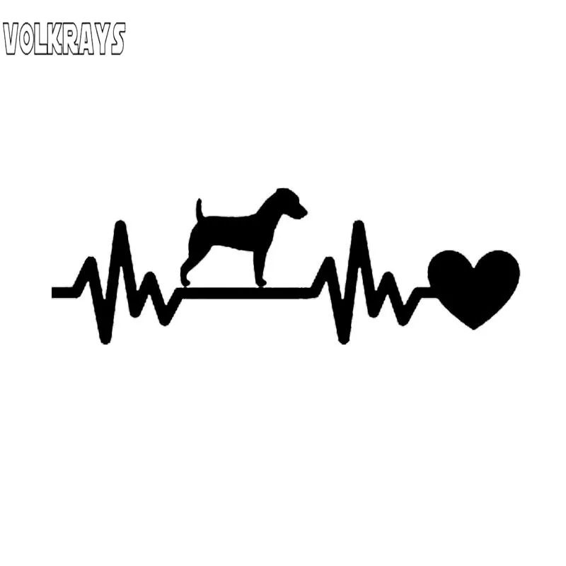 Volkrays модная Автомобильная наклейка Джек Рассел собака аксессуары для мотоциклов