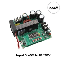 900w digital controlled dc constant current power supply adjustable boost module voltage ammeter 120v15a charger