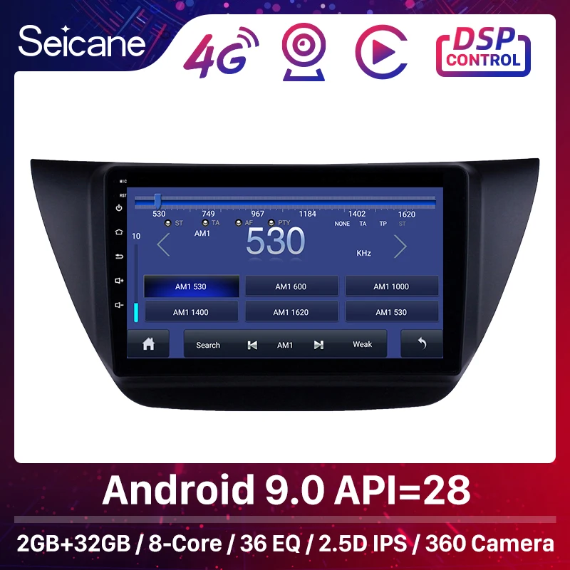 Seicane Android 9 0 2Din автомобильный Радио Стерео GPS Navi головное устройство плеер дюймов