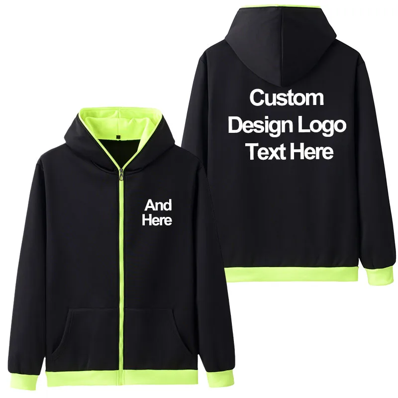 Мужские толстовки с капюшоном на осень и зиму высокое качество дизайн сделай сам