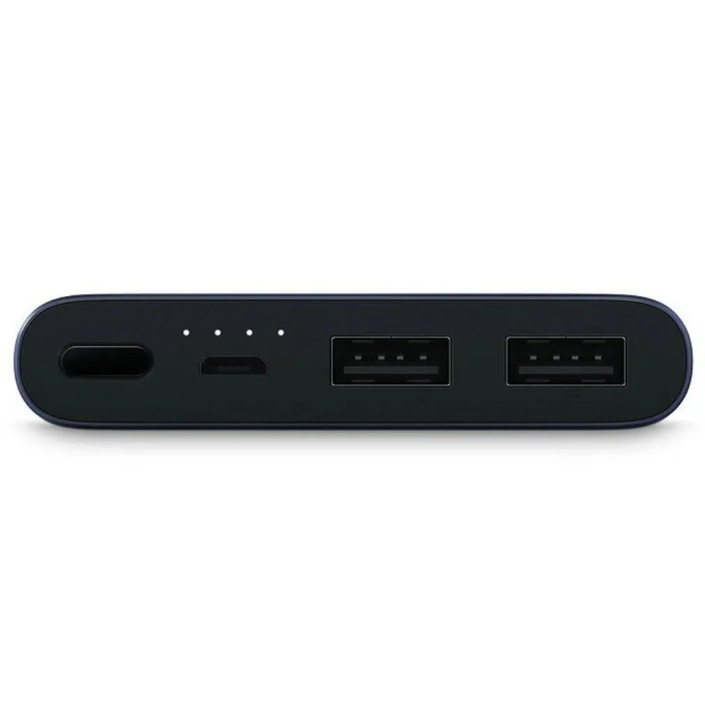 10000mAh Xiaomi Mi power Bank 2i внешний аккумулятор банка 18W Quick Charge power Bank 10000 PLM09ZM с двойным USB выходом для телефона