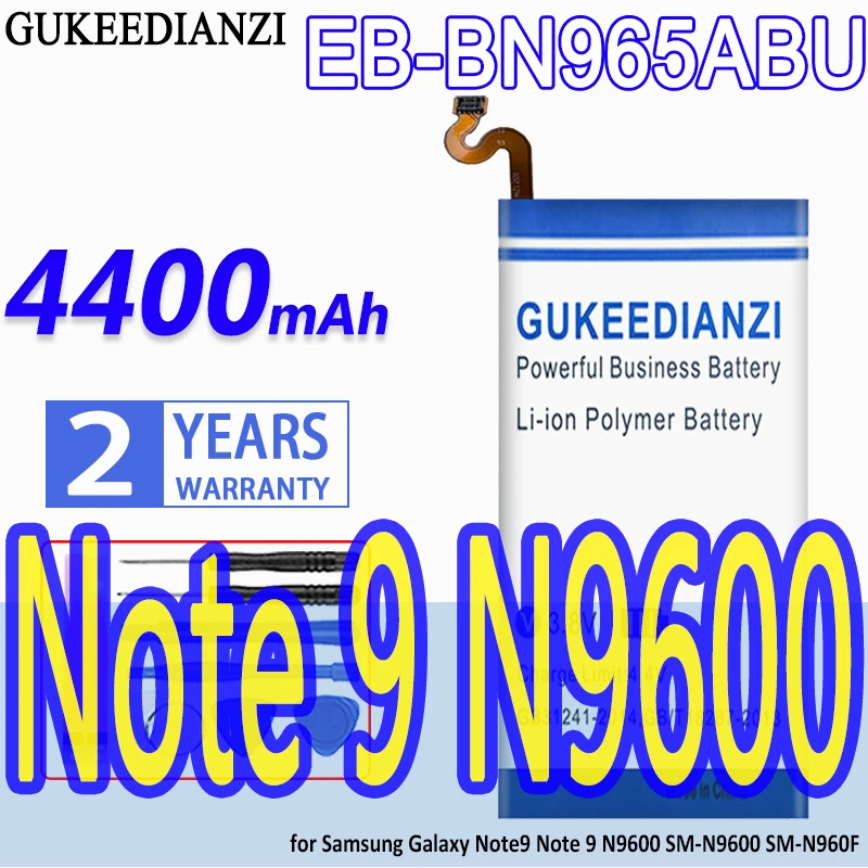Аккумулятор GUKEEDIANZI большой емкости 4400 мАч для Samsung Galaxy Note9 Note 9 N9600 EB