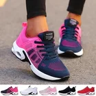 Женские кроссовки для бега, дышащая повседневная обувь, уличная Легкая спортивная обувь, повседневные Прогулочные кроссовки, теннисная женская обувь
