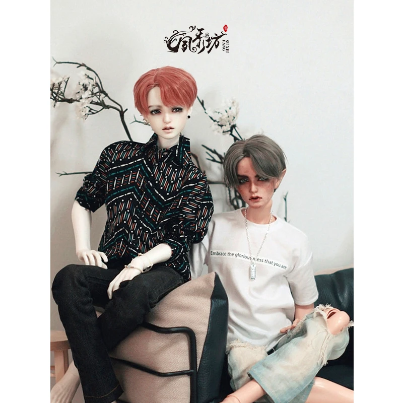 Suxiufang BJD парик дядя 3 очков мальчик волосы SD кукла накладные волосы ручной волос Aidou волосы