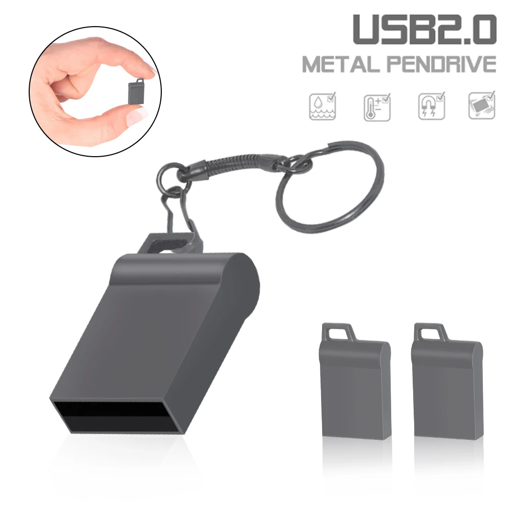 

Mini metal usb 32GB USB Flash Drive 64GB 16GB Pen Drive memoria usb stick 8GB 4GB Pendrive Stainless Steel USB 2.0 Flash Drive