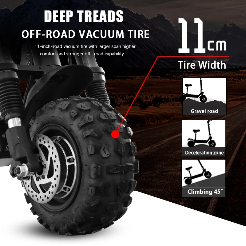 Verkauf EU Lager CE Zertifiziert E Roller 3200W Dual Stick 80 KM/H Max Geschwindigkeit Hydraulice Suspension Elektrische Roller Erwachsene Mit Sitz