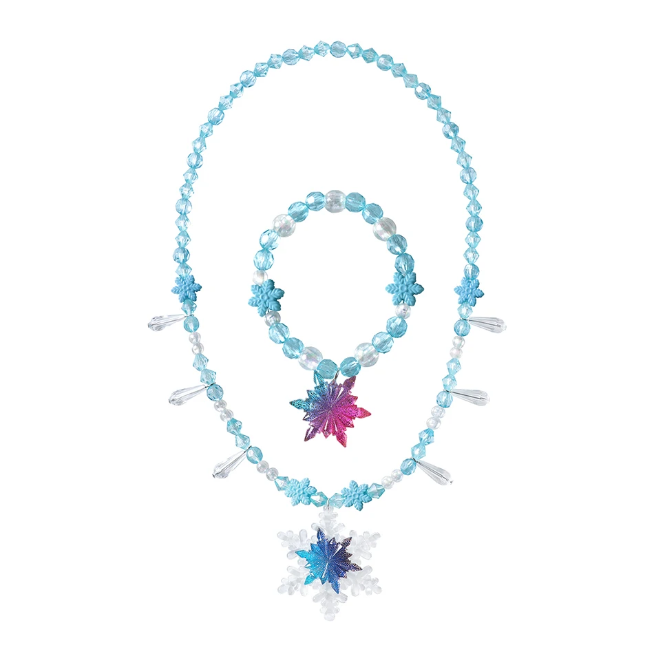 Эльза ювелирные изделия набор синего цвета Корона волшебная палочка перчатки