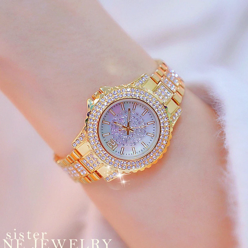 Reloj Mujer элегантные золотые женские часы брендовые роскошные водонепроницаемые из