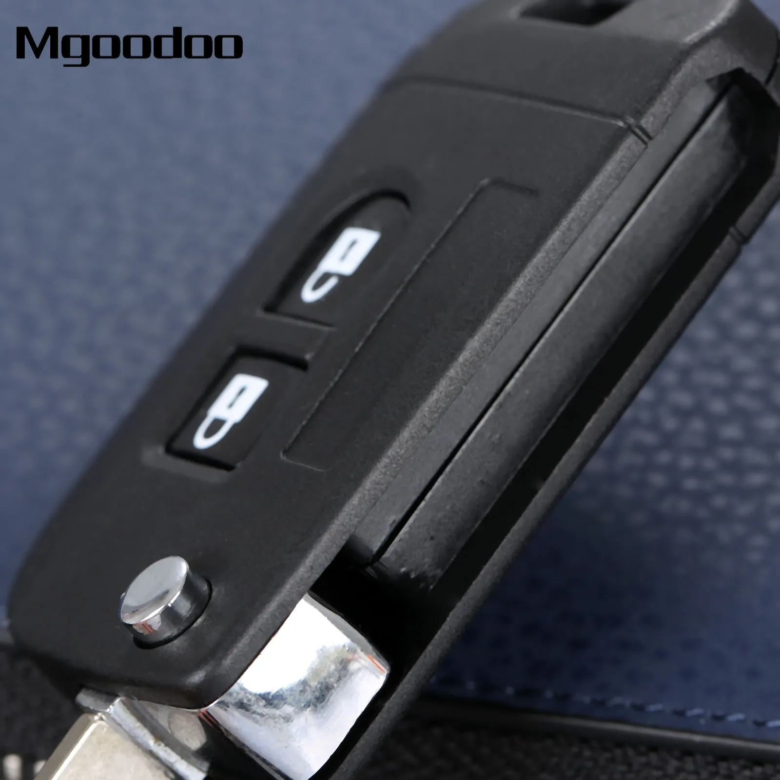 Mgoodoo 2 кнопки раскладной чехол для ключа автомобиля FOB Nissan Micra Note Navara Almera сменный