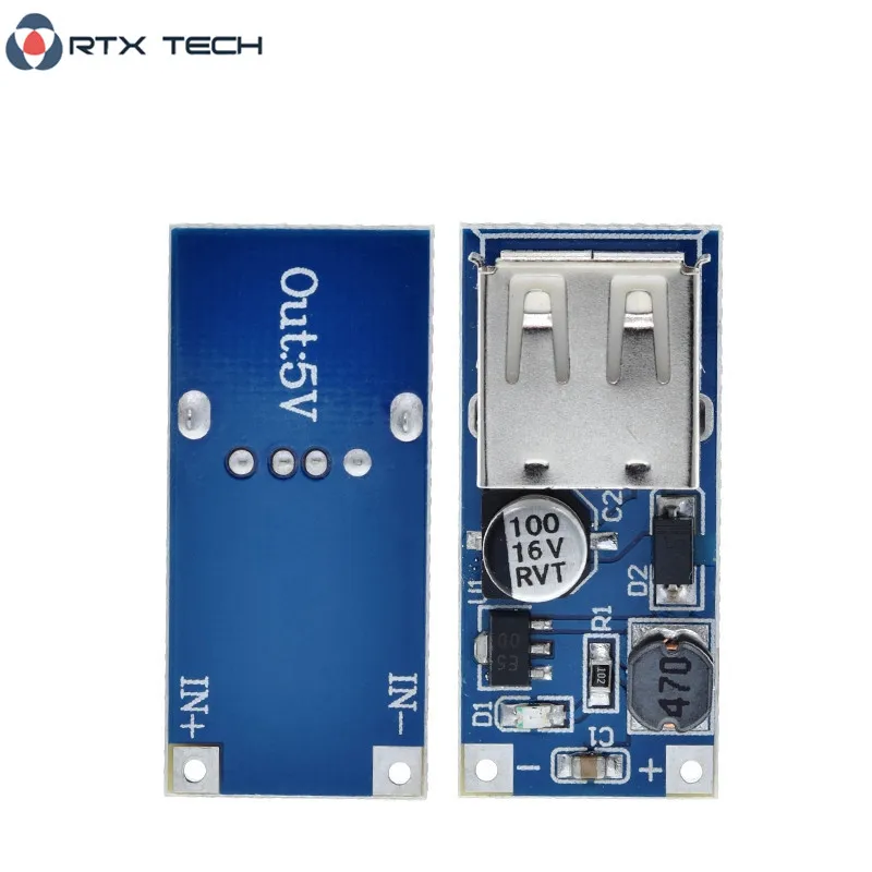 10 шт. DC-DC модуль boost (0 9 V ~ 5V) до 5V 600mA USB схема mobile power | Электронные компоненты и