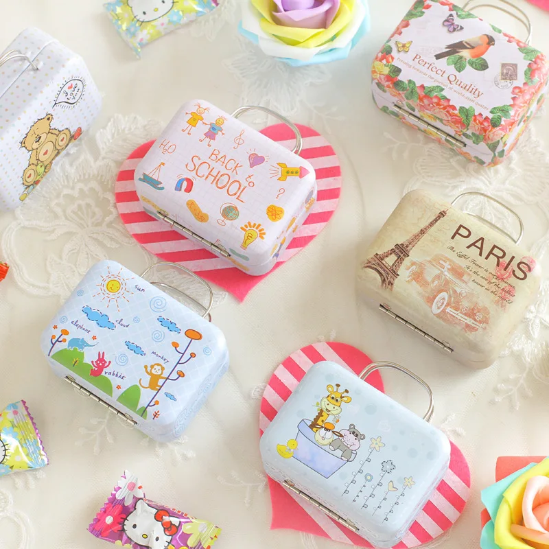 Сумочка коробка Оловянная набор конфет для свадьбы Подарочная упаковка сумка